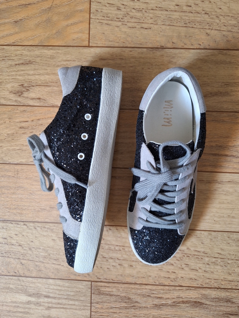 Shiny black sneakers by Mi,iM Size 8.5 - Picture 9 of 11
